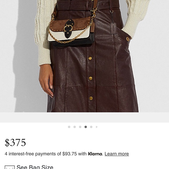 New Coach crossbody light beige 18-20 inches drop. - Picture 2 of 12